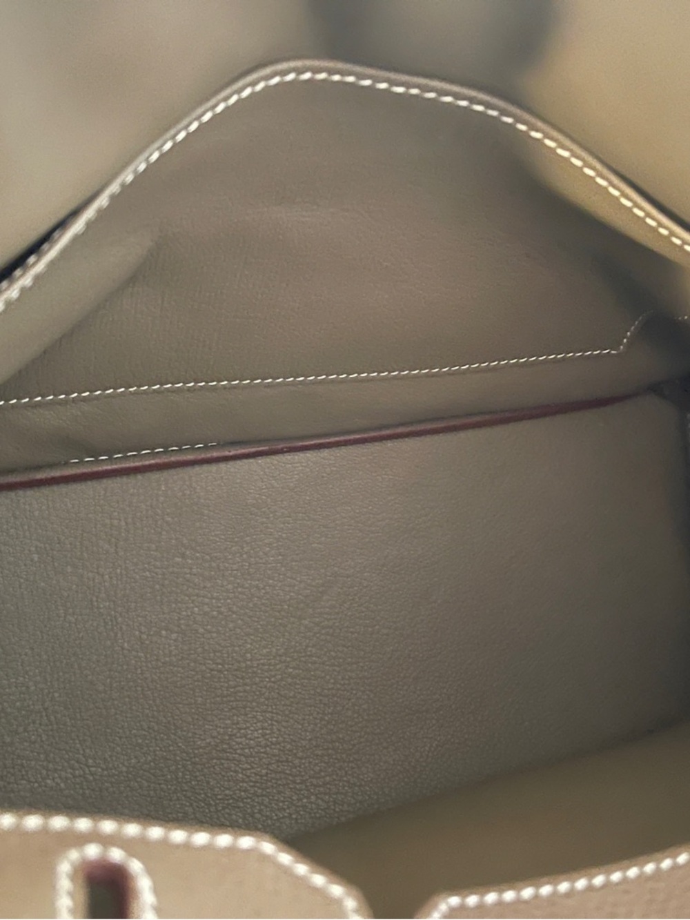Classic Brown Leather Satchel with Silver Hardware - Picture 7 of 11